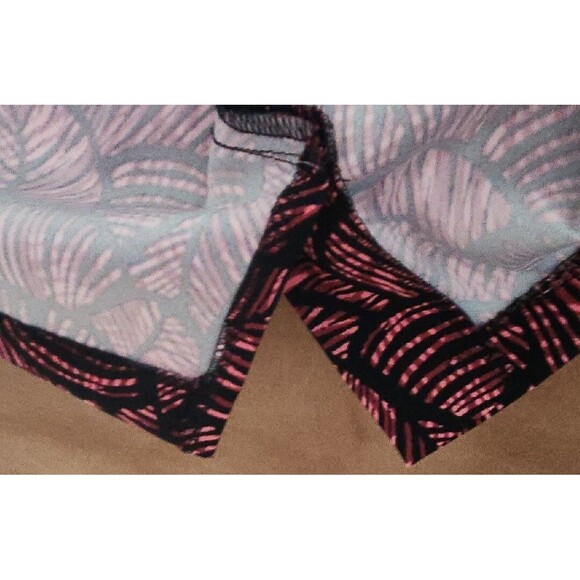 Dressbarn Cocktail Dress Women's 4 Pink Leaves Print Pencil Formal Tropical - Picture 8 of 10